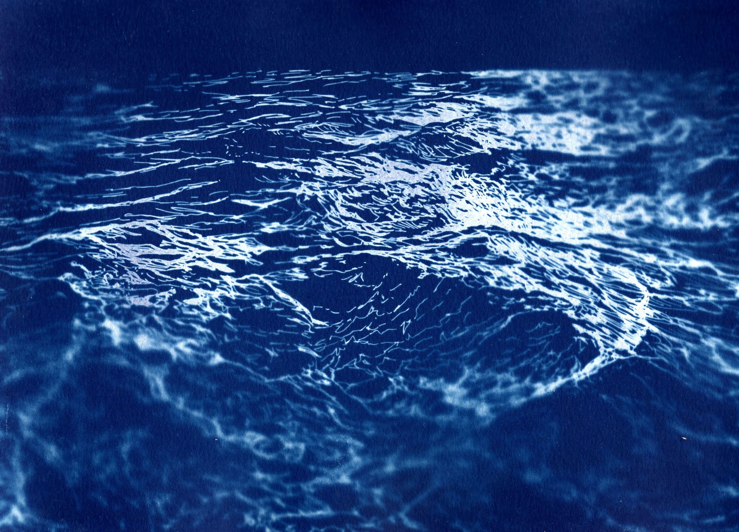 Ocean Cyanotype Fine Art