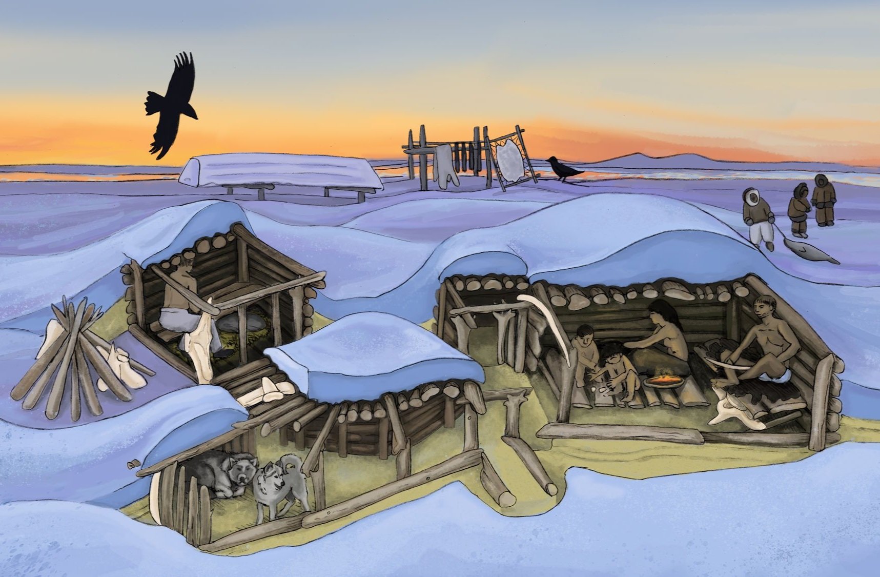 Birnirk Archeological Illustration