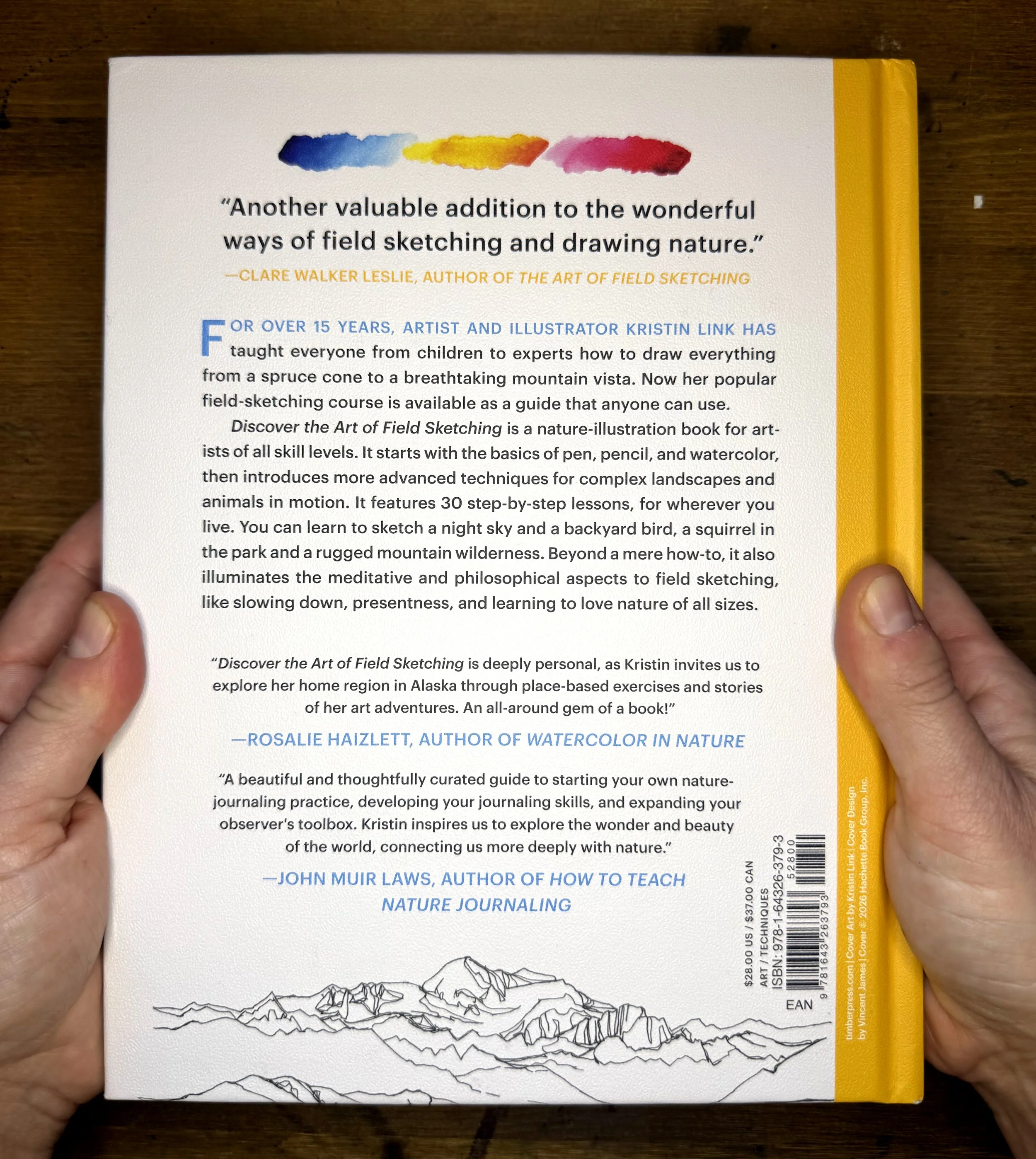 Discover the Art of Field Sketching back cover book