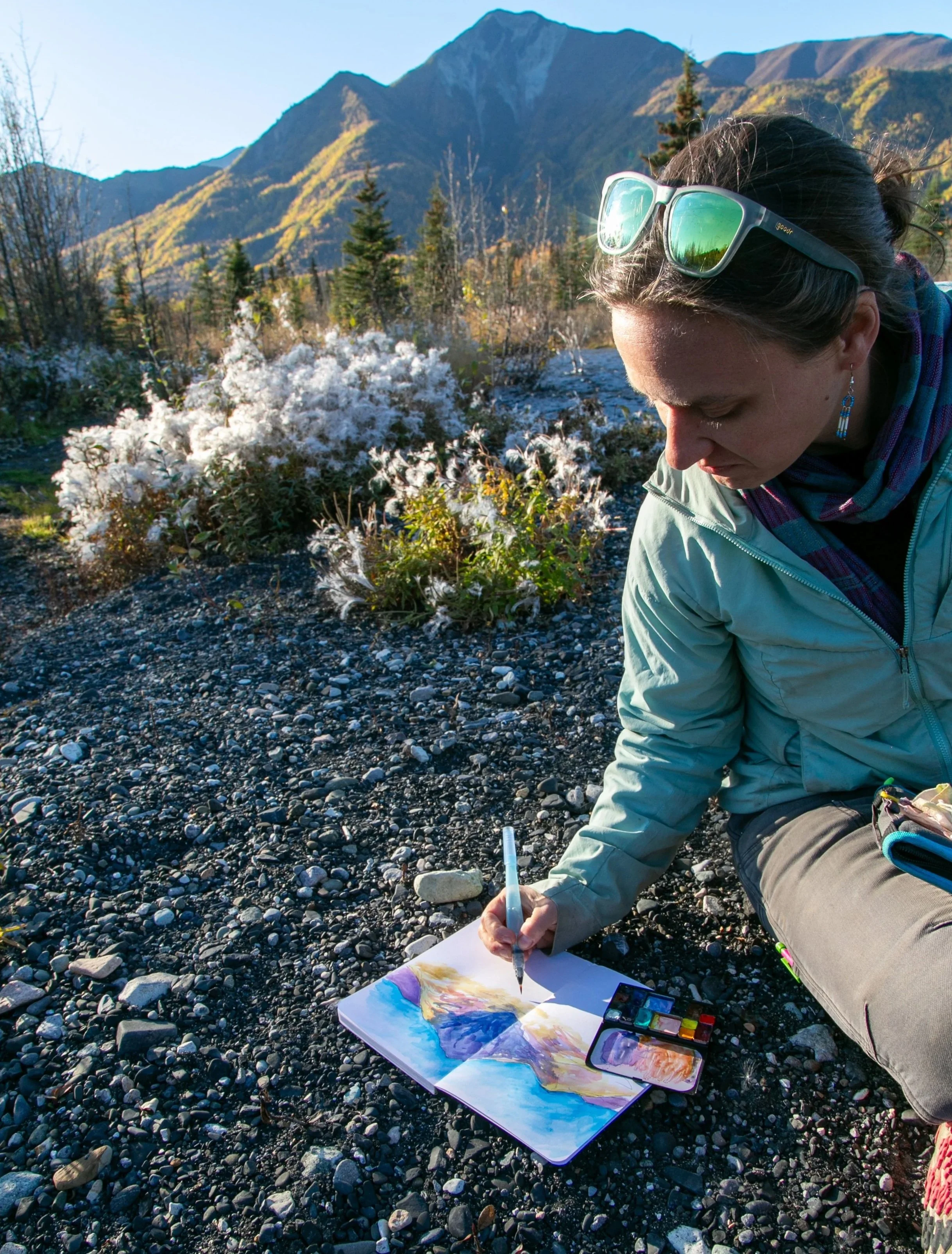 Discover the Art of Field Sketching sketching mountains landscapes outdoors