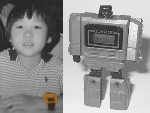 You can see in this frankly adorable picture of me that I am wearing a watch that TRANSFORMS INTO A ROBOT. It was an amazing timepiece and was the only watch issued to NASA astronauts (I made that last part up but I wish it were true). 