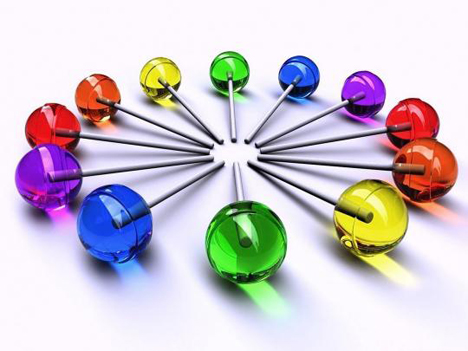 This is a computer rendering of lollipops. When have you ever seen real lollipops look this good? Unfortunately, this happens in design all the time.