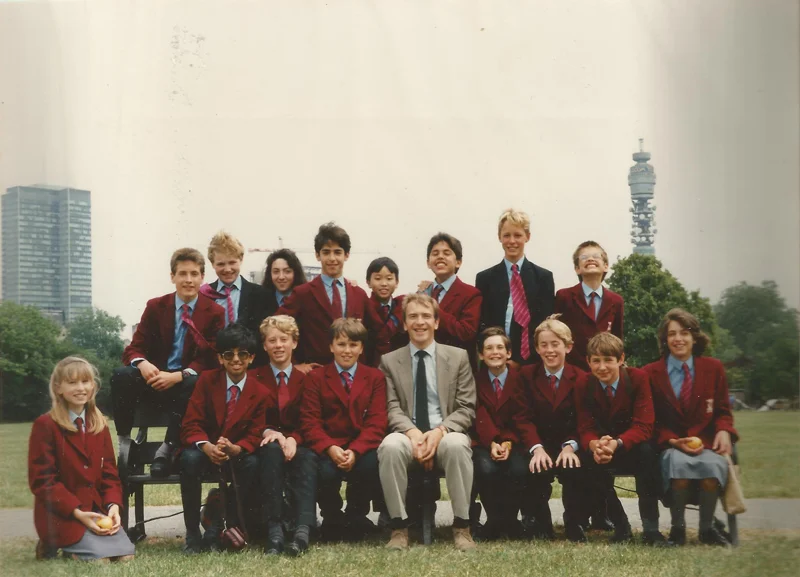 Boarding school in England. Like Hogwarts but without the magic and the good food. Where's Waldo?