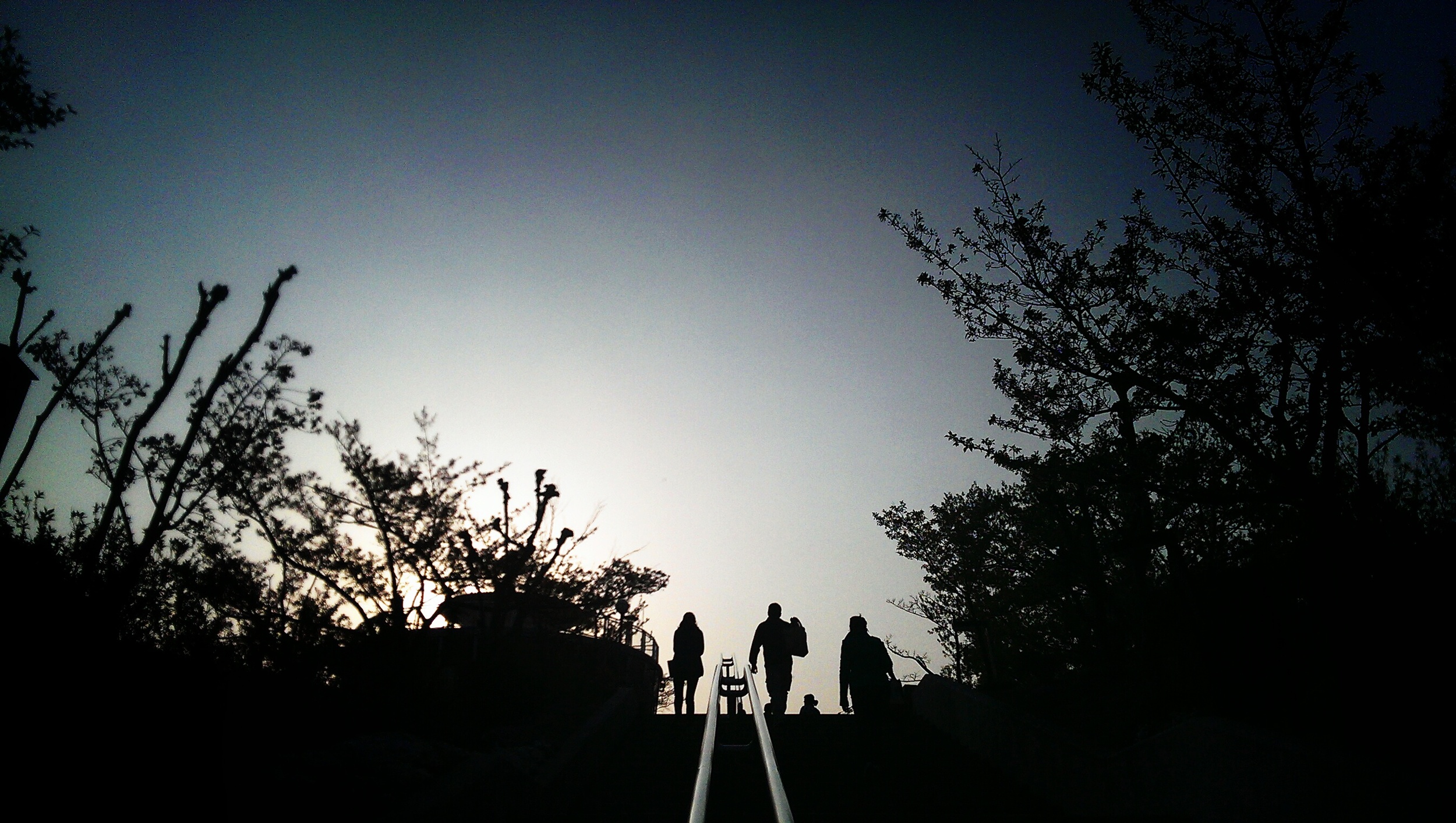 Reaching the summit of Mt Senkoji in Onomichi City, part of Hiroshima Prefecture, Japan.