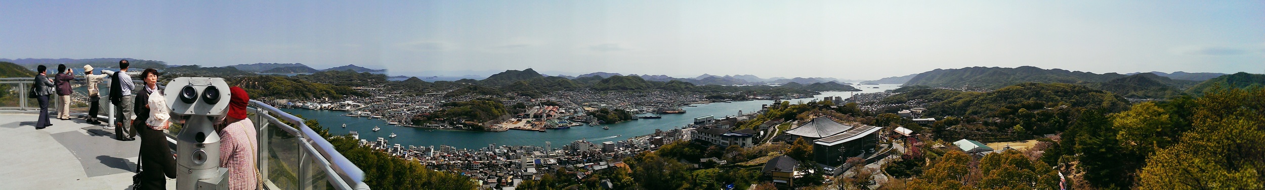 The view from Mt Senkouji in Onomachi.