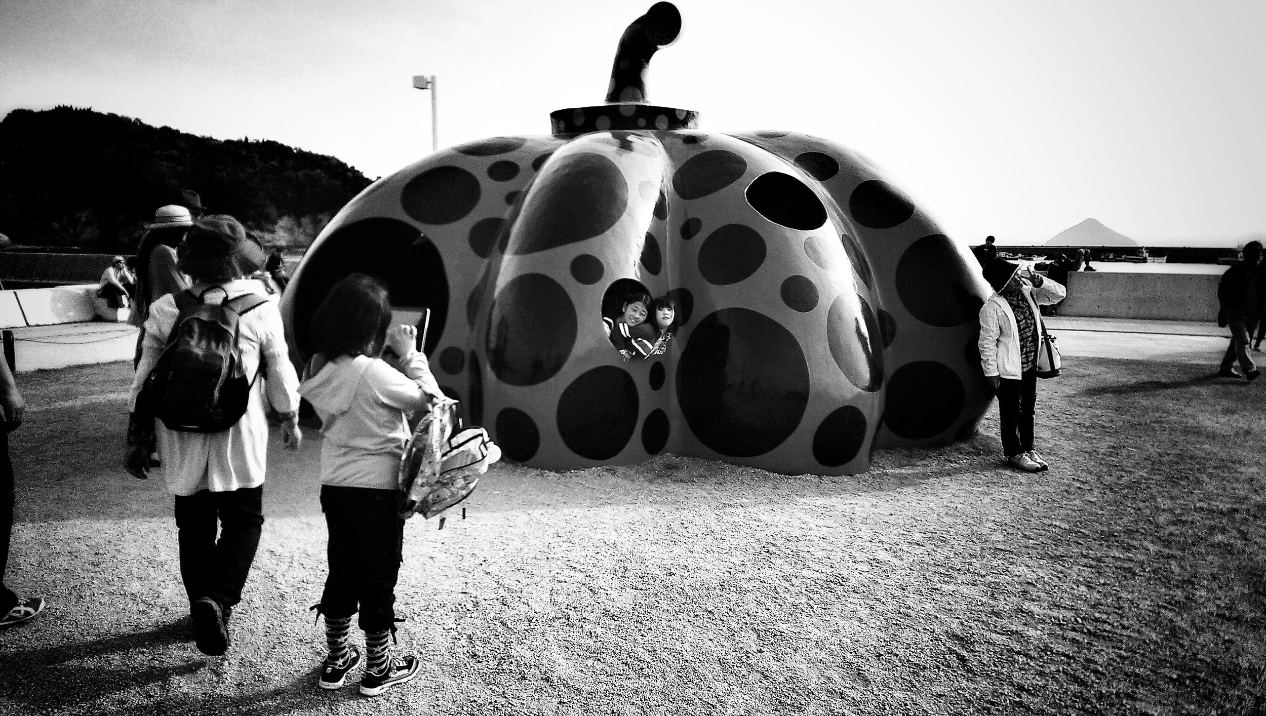 Peekaboo on Naoshima.