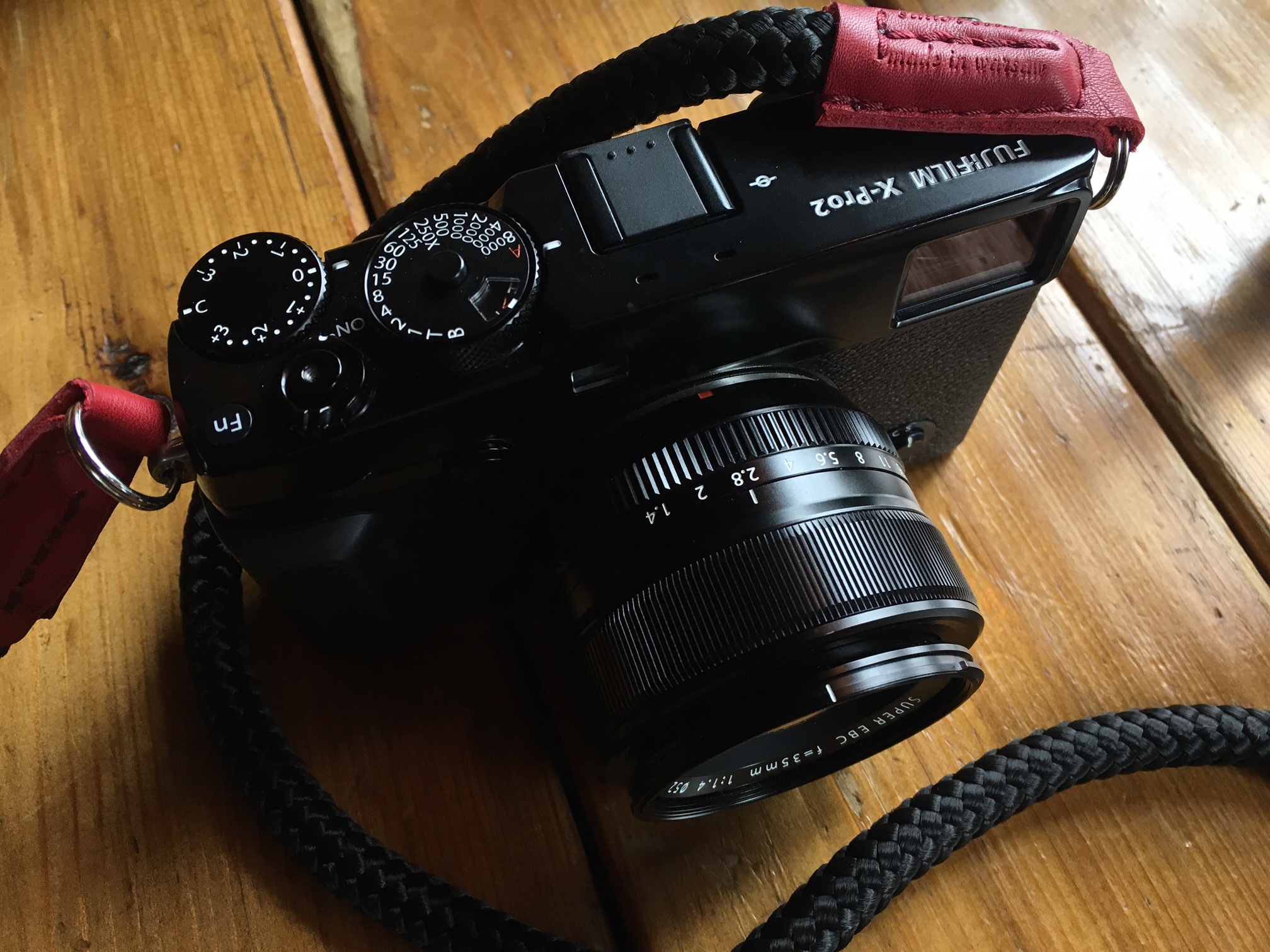 Valerie's Sailor Strap on the X-Pro2