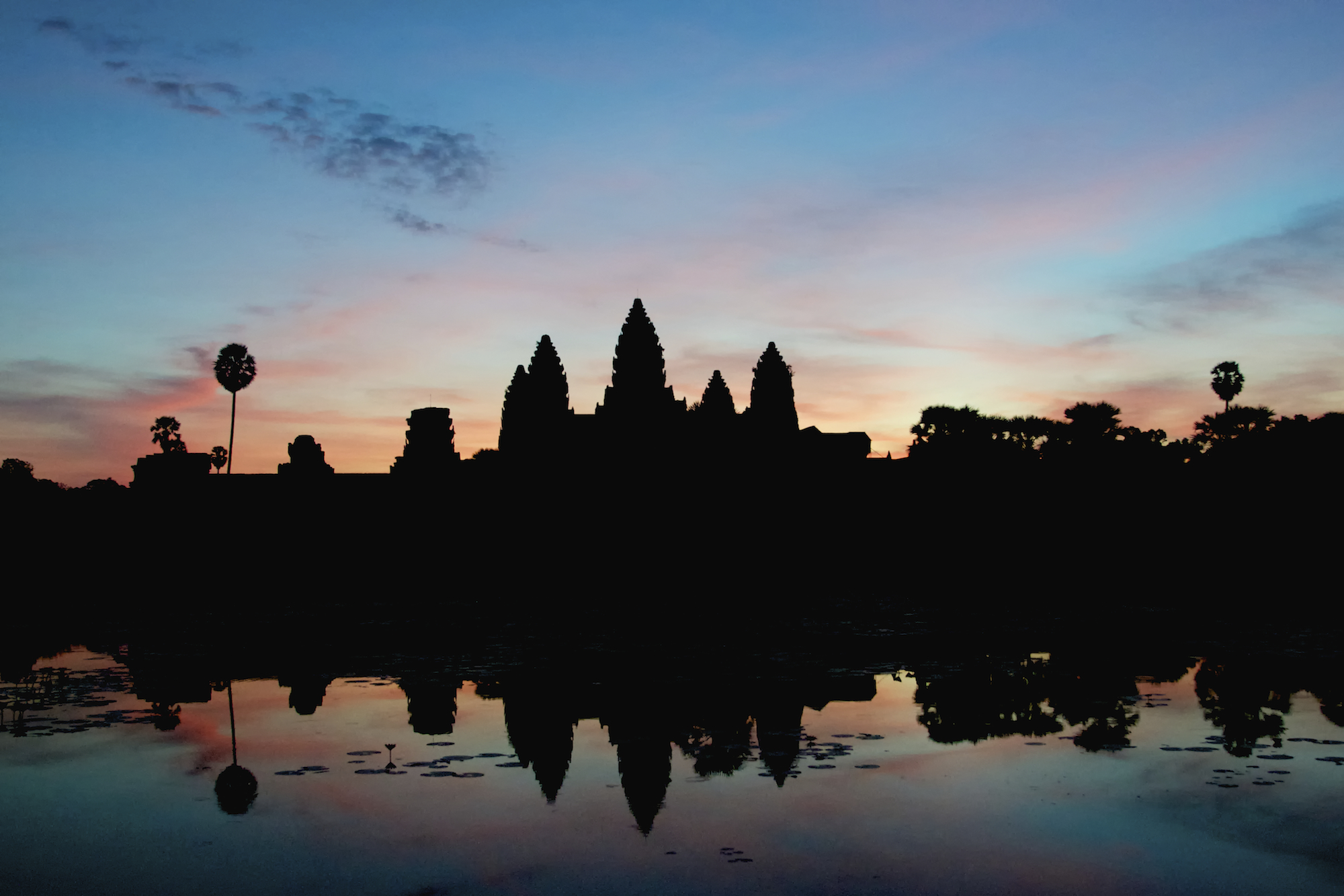 Angkor Wat Silhouette at Dawn - Copyright 2014 Ralph Velasco.jpg