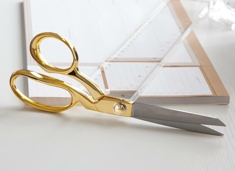 Matte Black Scissors — Haute Papier