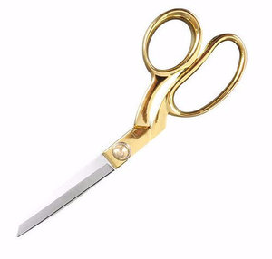 Acrylic Gold Craft Scissors (6.5) by Draymond Story - All Gold Everything - Modern Office Desk Accessories