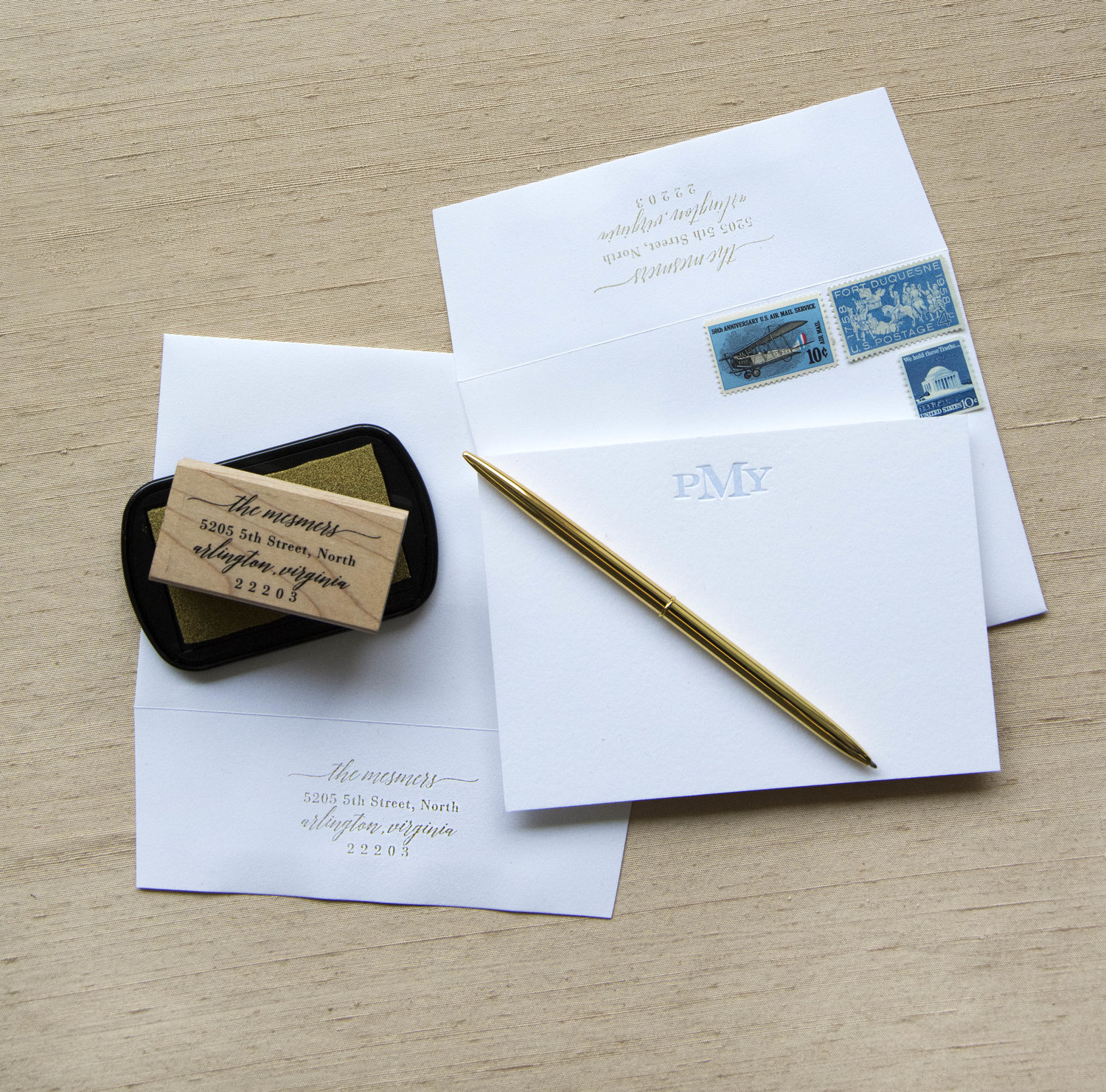 Return Address Stamp  Style #5 — Haute Papier