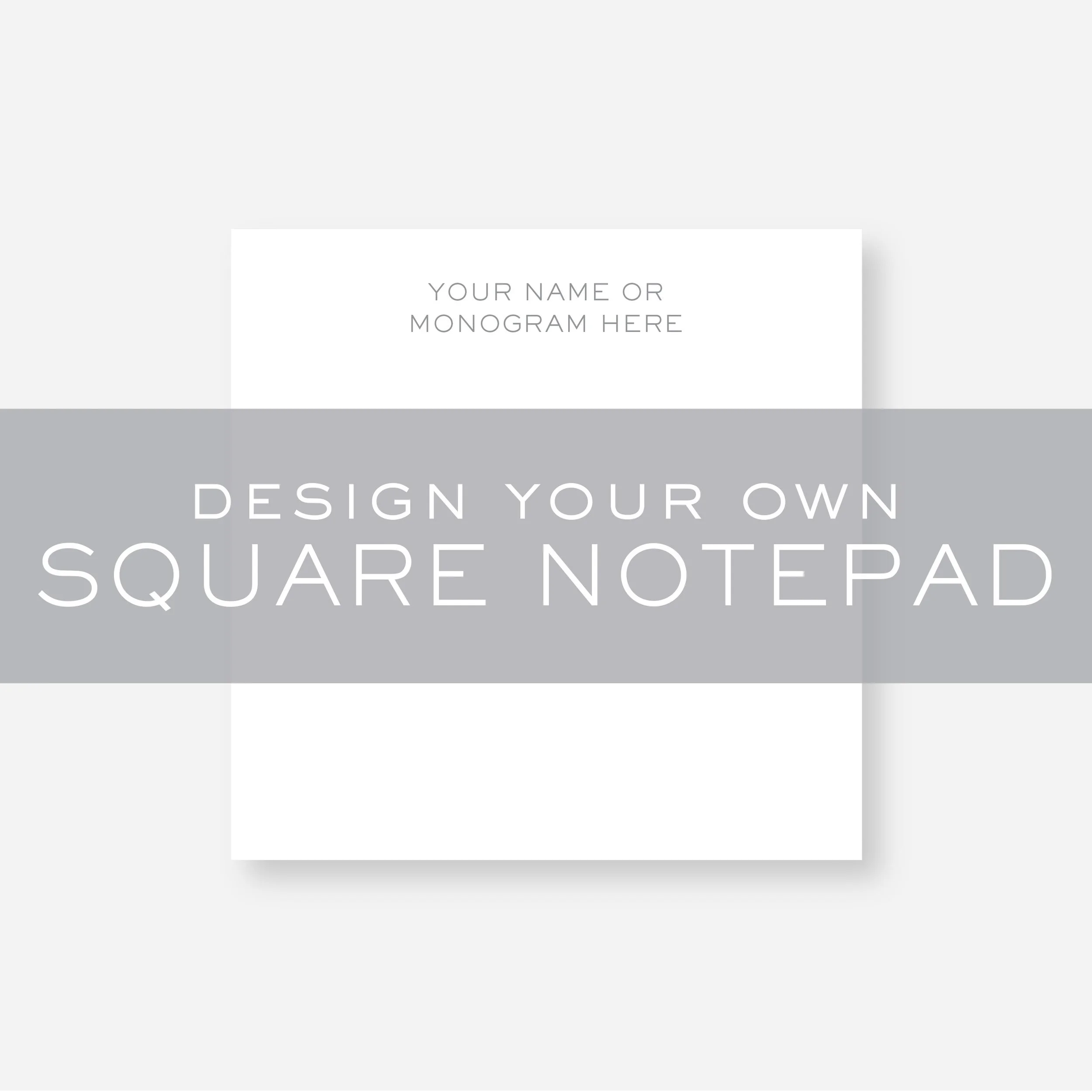 Square Notepad — Haute Papier