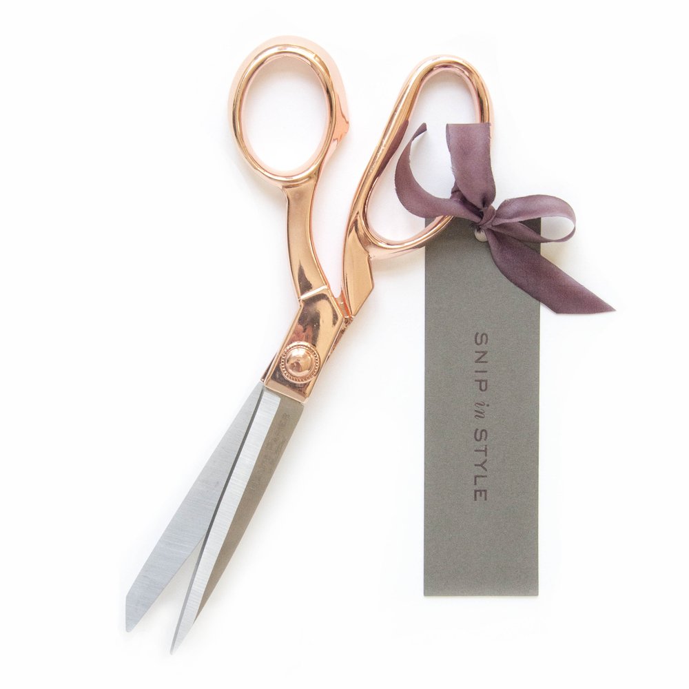 Upgrade Your Workspace With Elegant Rose Gold Scissors - Perfect For  Office, Sewing, And DIY Crafting!