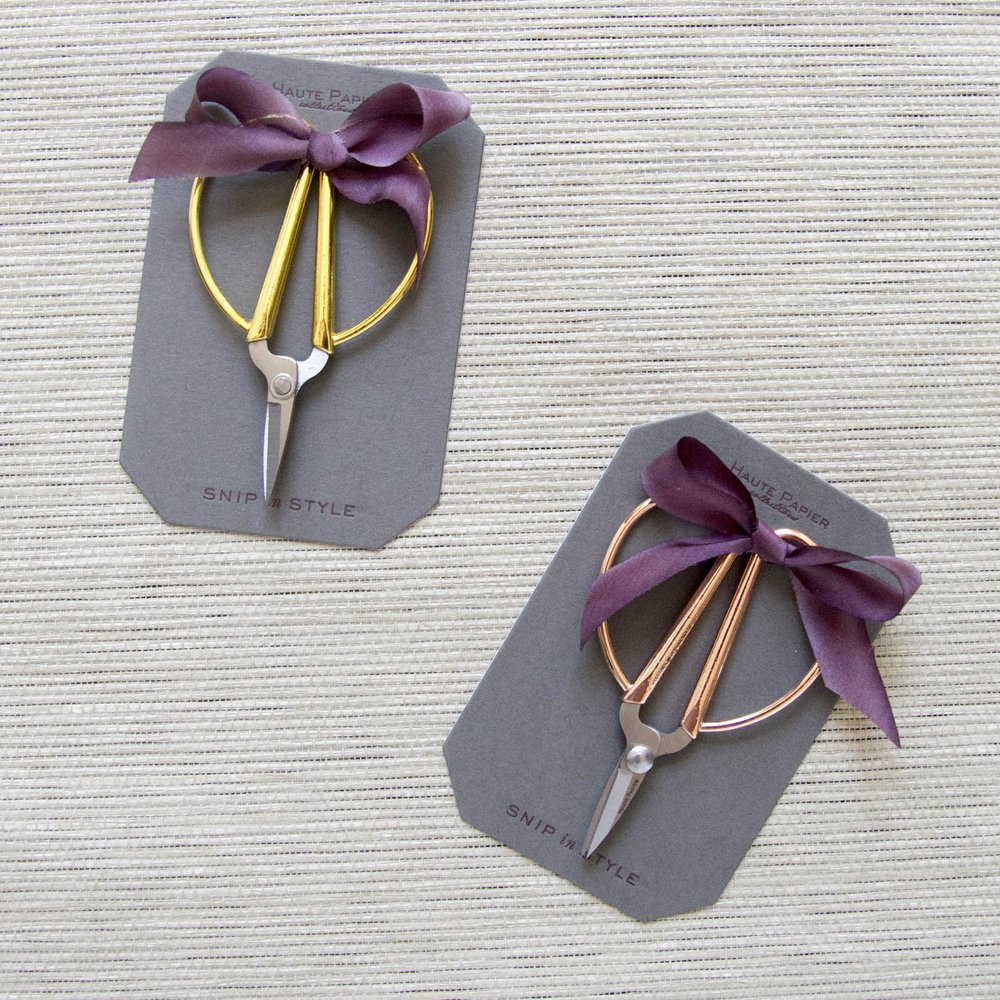 Rose Gold Folding Scissors – Brooklyn Craft Company