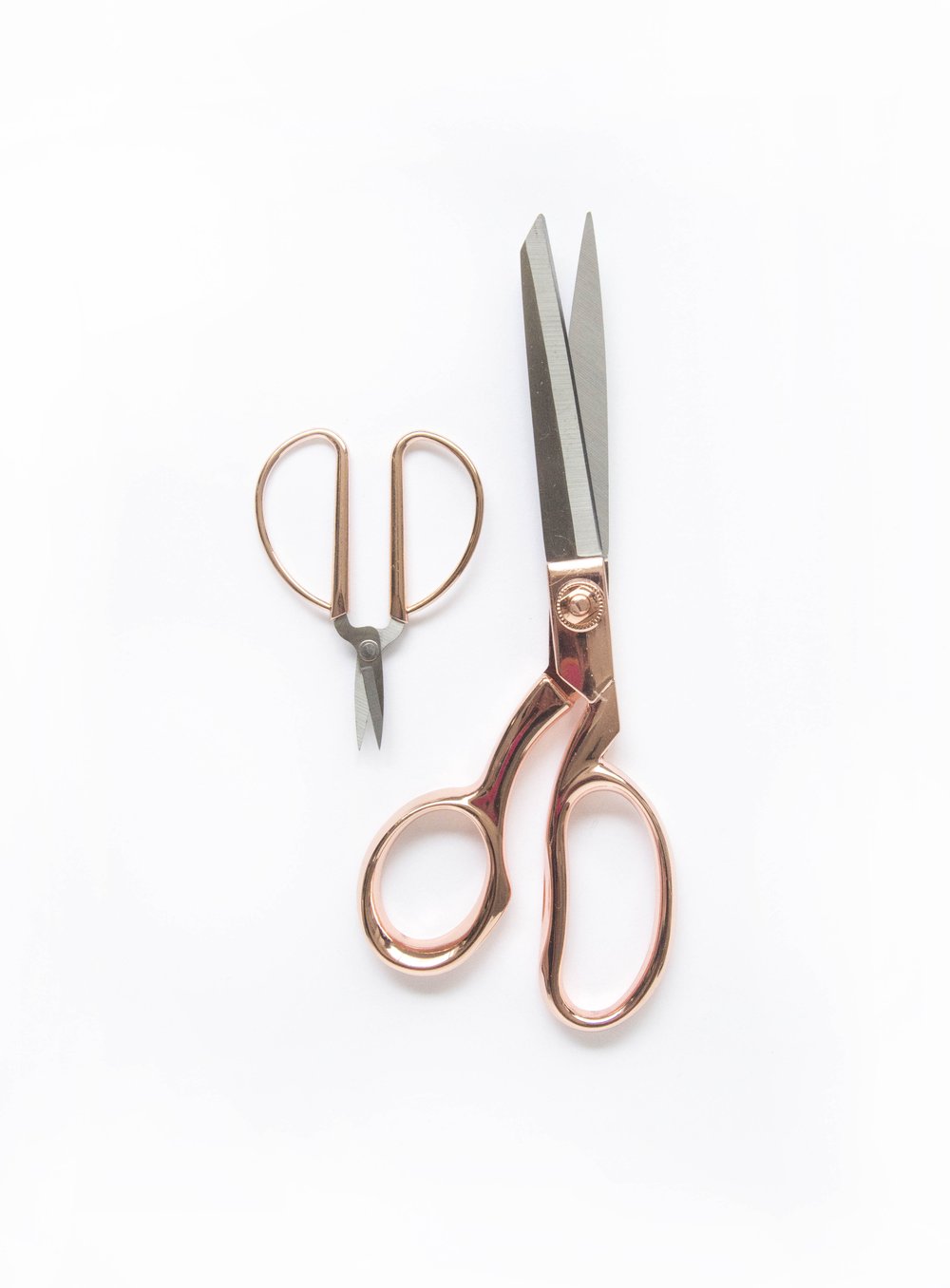 Mini Rose Gold Scissors — Haute Papier