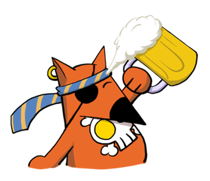 kitsune-kun-beer-party-sticker