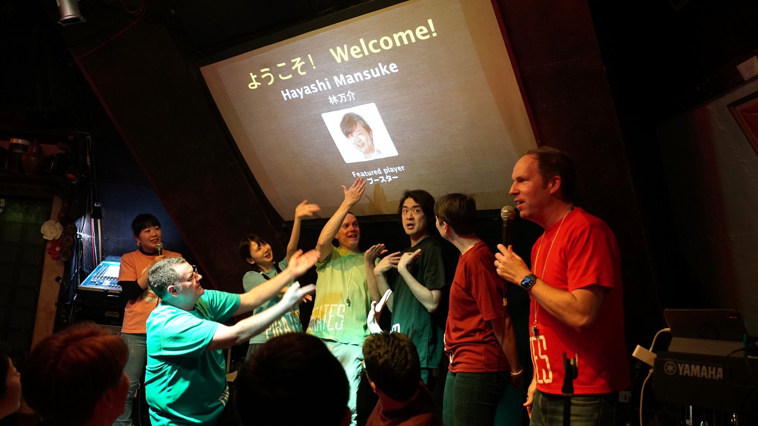 English and Japanese Improv Comedy Tokyo Pirates of Tokyo Bay Hayashi Mansuke