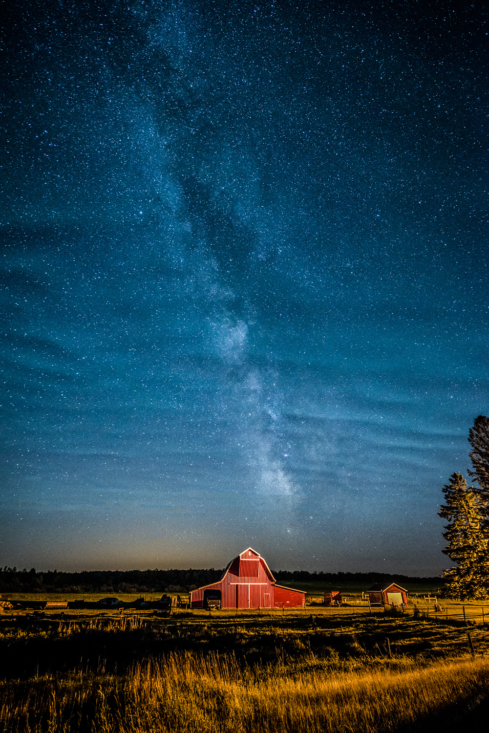 "Barn Under Milky Way" by Dennis Zerwas, Jr.