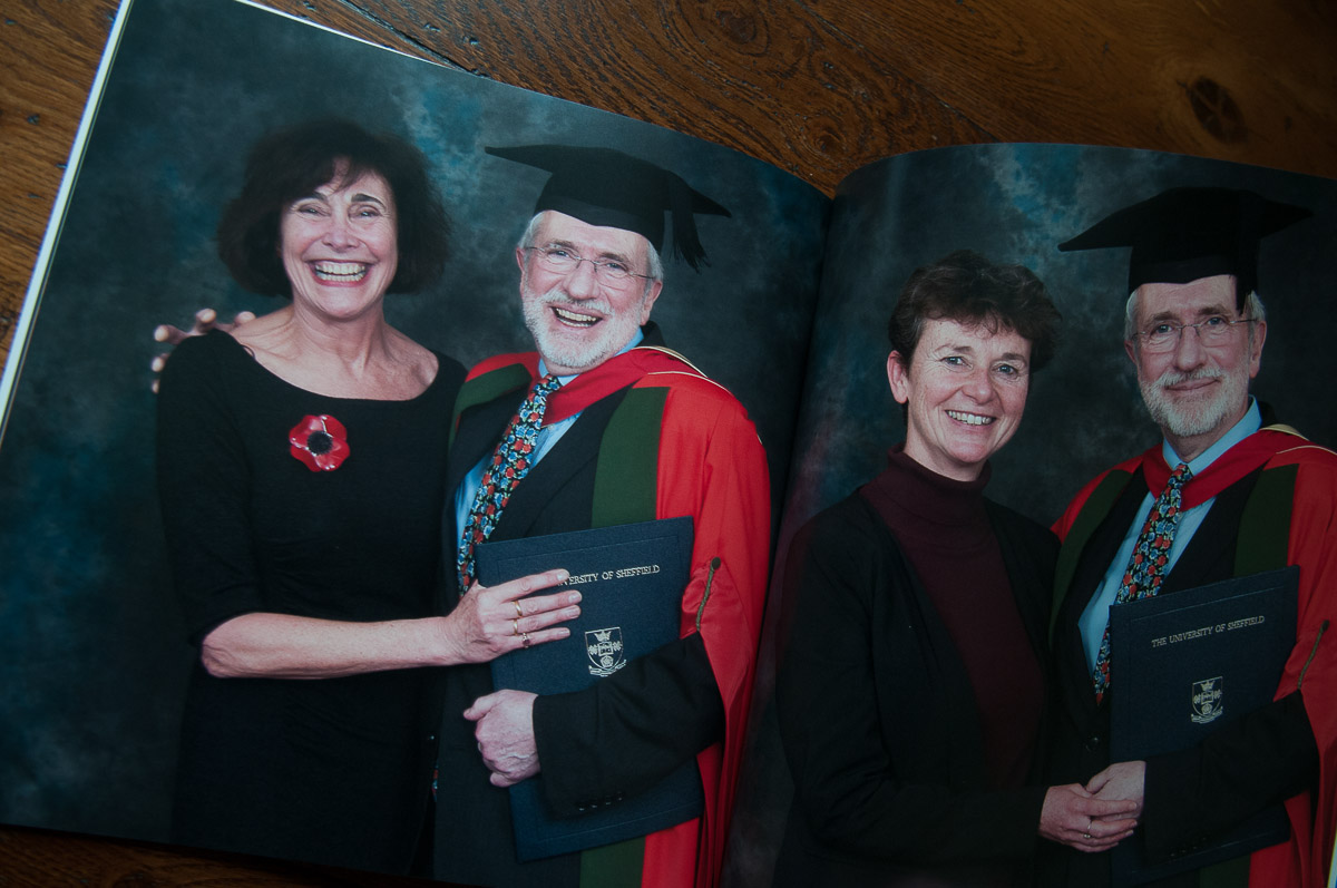 University of Sheffield's Honorary Graduate Awards. Asuka Book deigned by me for Wendy in Events