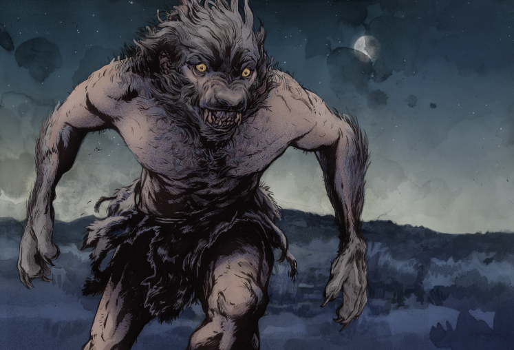 A variant with a more human snout channeling the great Wolfman
