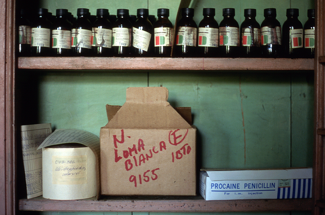   Pharmacy in village of Loma Blanca  Reconnaissance trip with aid agency 