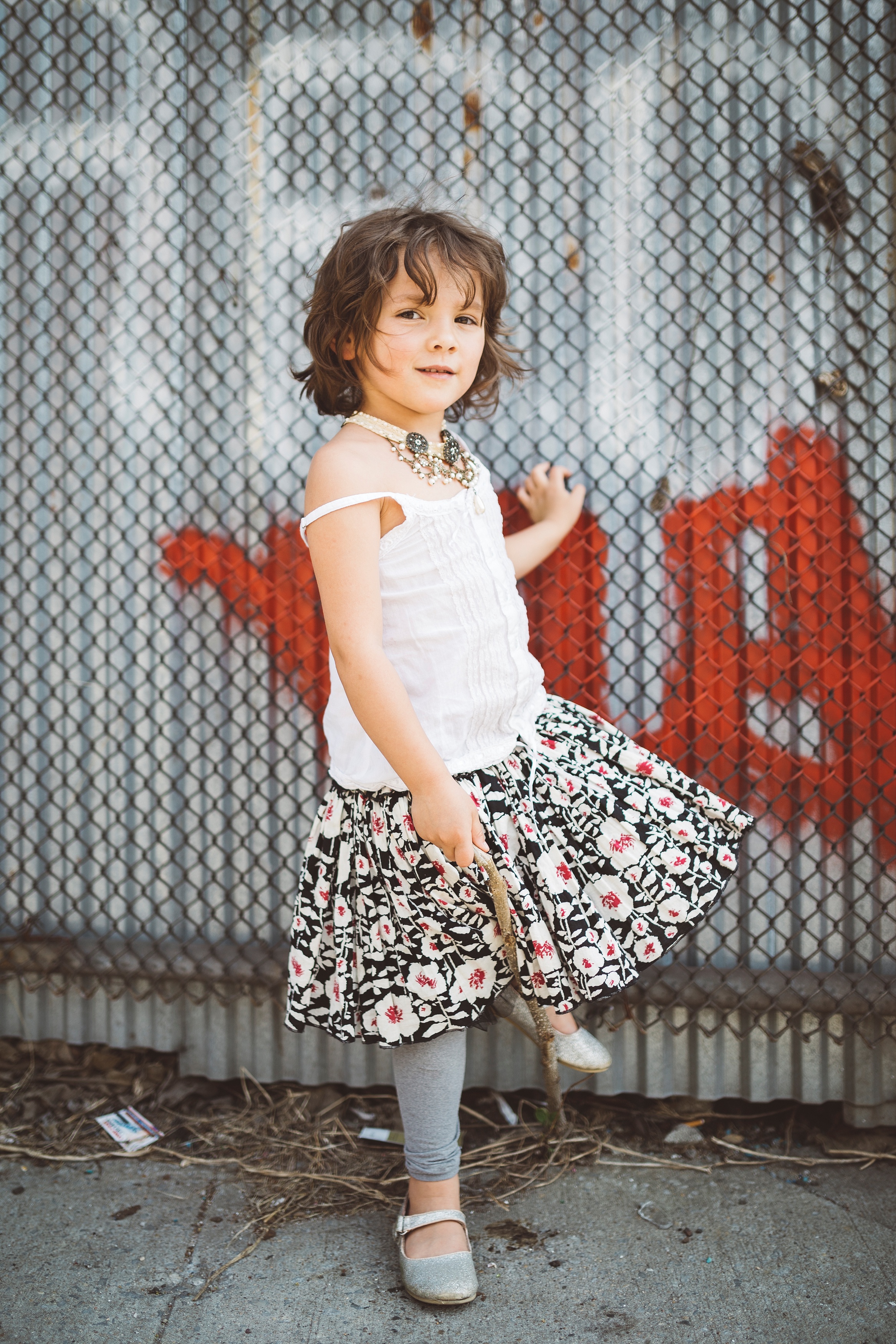 sometime around may 4-15 I asked her to stand by that wall. I guess this time I got a professional model.