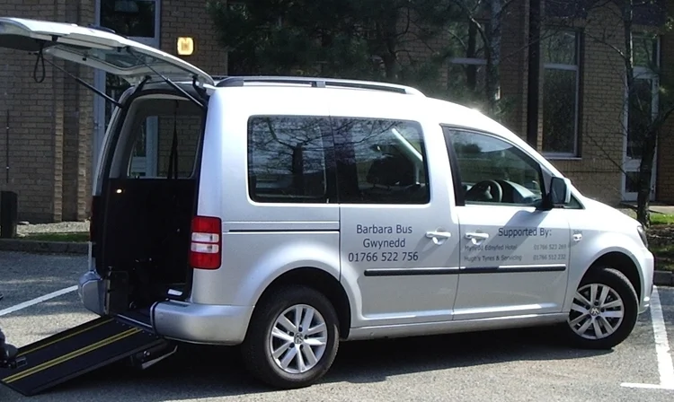 Volkswagen Caddy. Criccieth and Dolgellau
