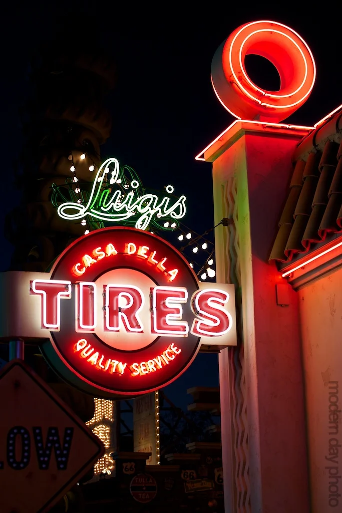 Disneyland_Cars_Land_Neon_Signs_Luigis_Casa_Della_Tires.jpg
