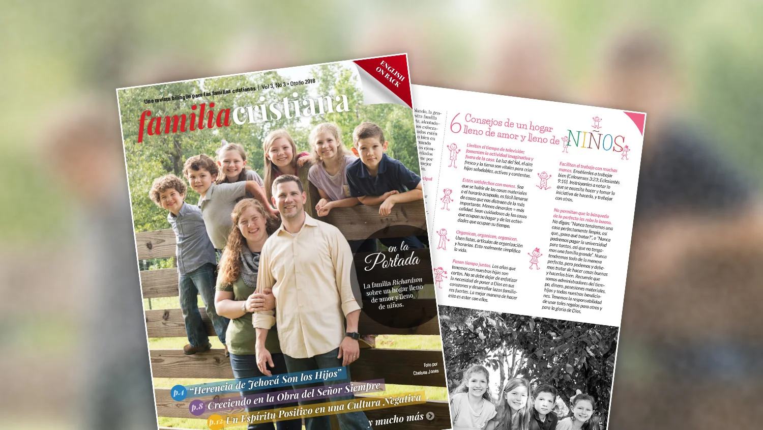 Copias Gratis de la Revista Familia Cristiana Para Su Congregación