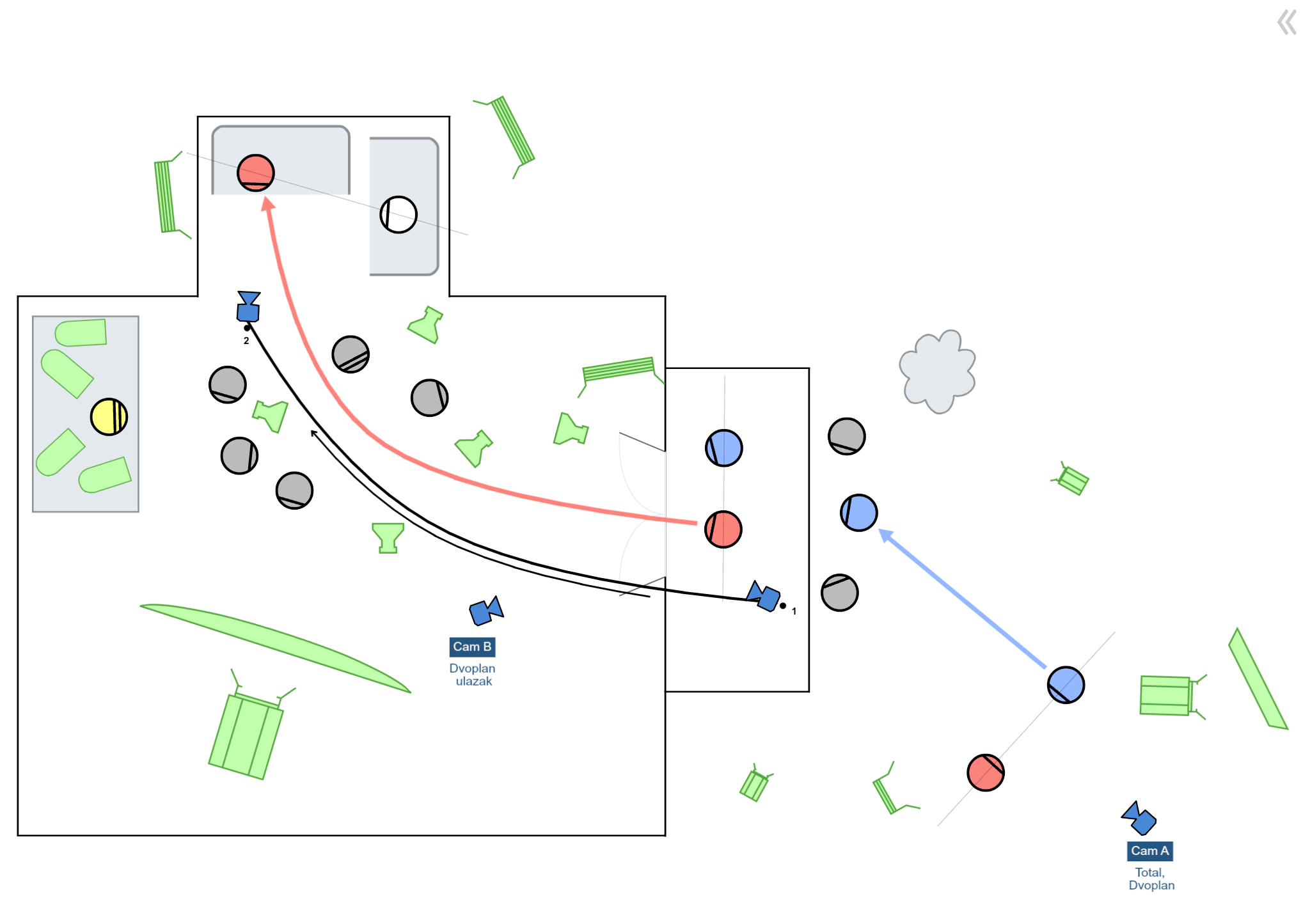 Light and camera diagram