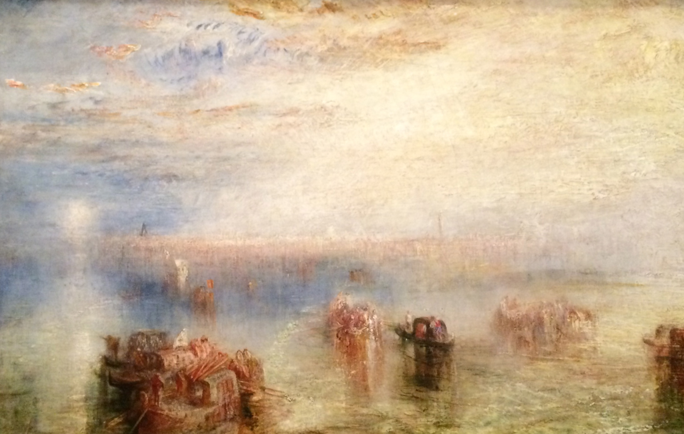 Approach to Venice Oil on canvas; exhibited 1844