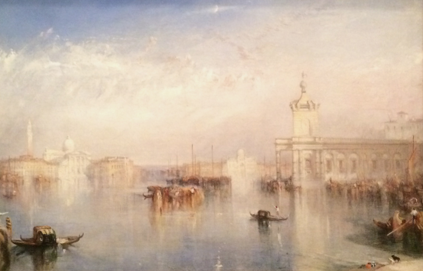 The Dogano, San Giorgio, Citalla, from the Steps of the Europa Oil on canvas; exhibited 1842
