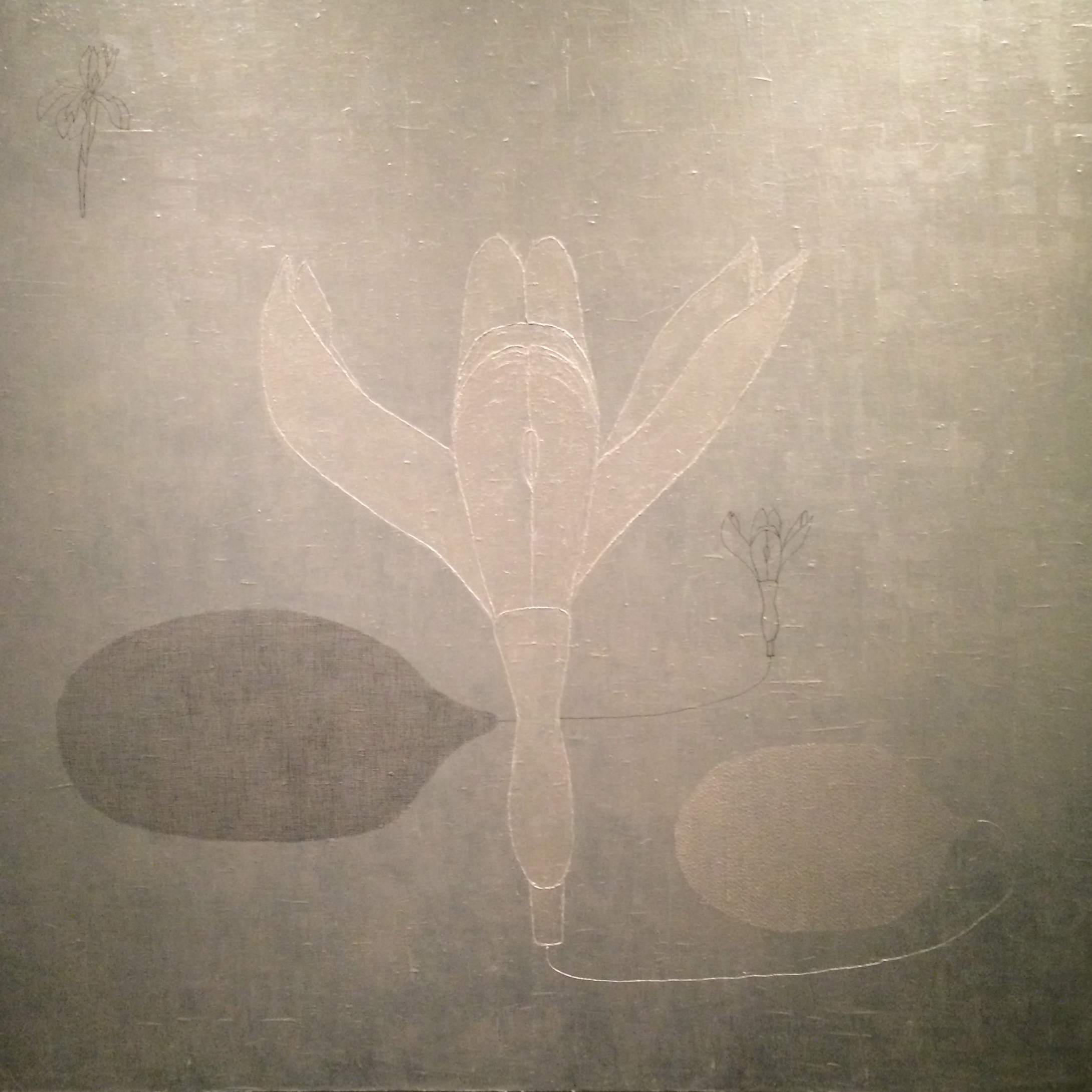 Iris, 2014 By Pinaree Sanpitak (Thai b. 1961) Acrylic and pencil on canvas