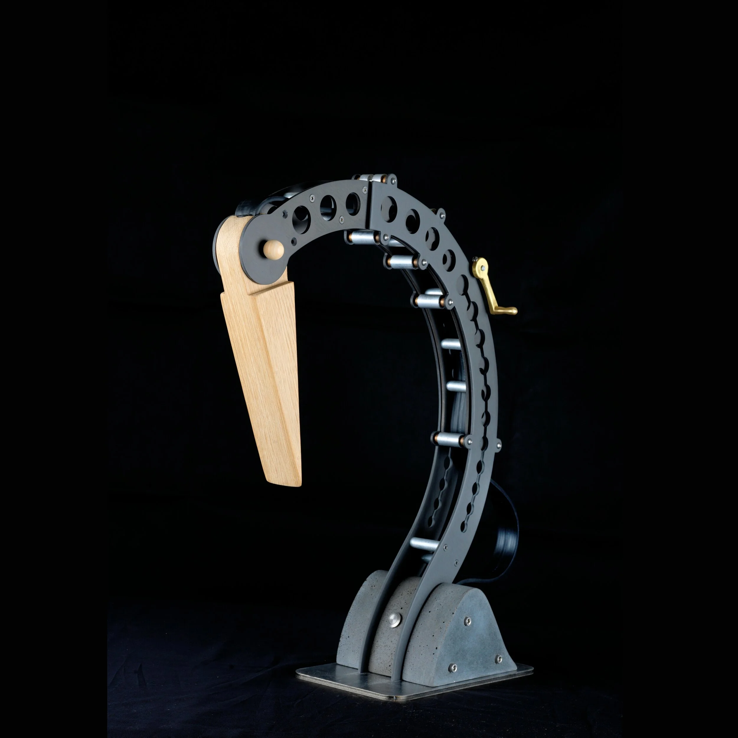 Crane desk bird lamp