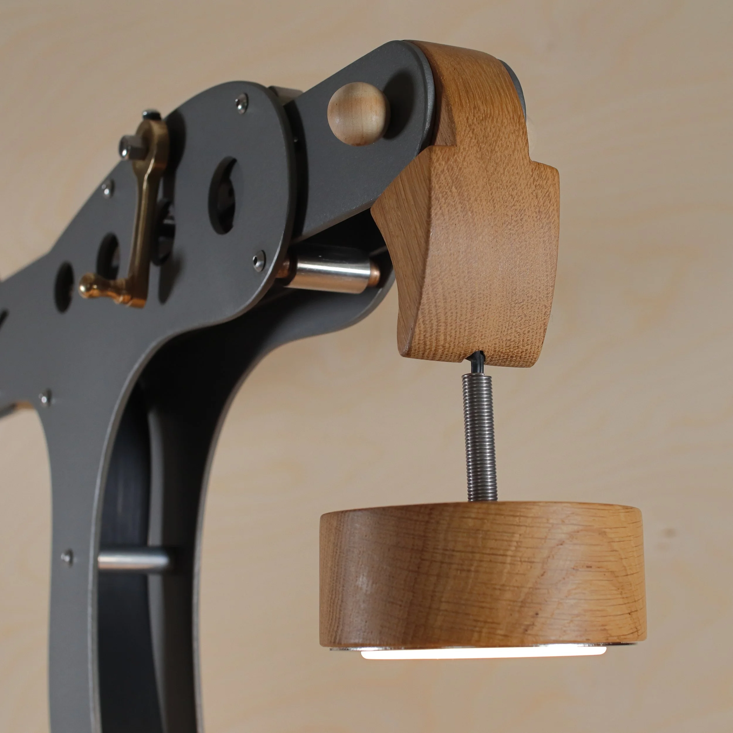 Hawk mechanical sculptural lamp