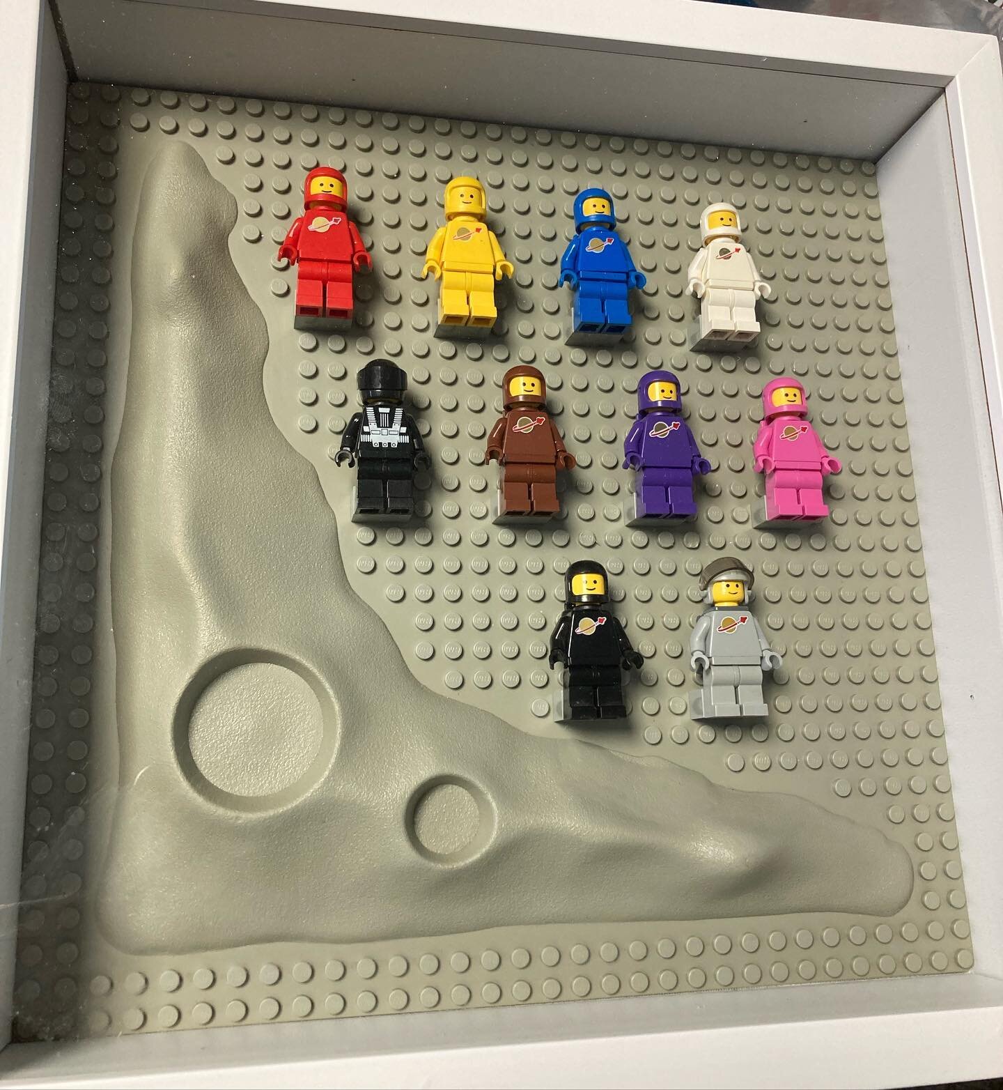 Shadow box of the best minifigures ever @lego @toycollecting