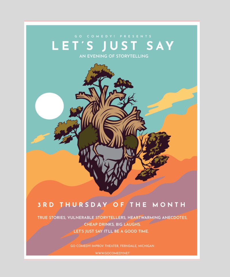 Let's Just Say | Monthly Storytelling Show (7:30pm) 