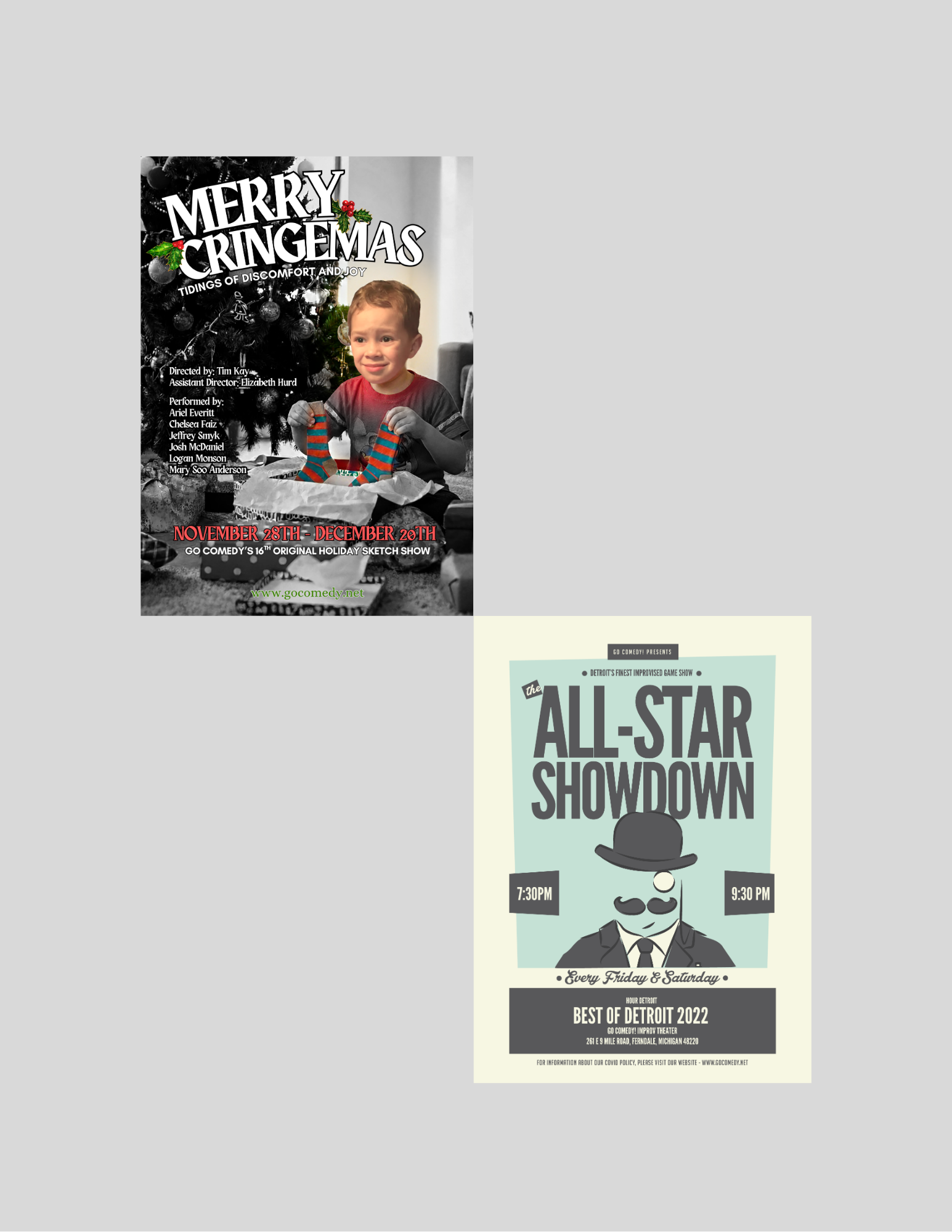 Merry Cringemas | Annual Holiday Sketch Comedy Show (7:30pm) / All-Star Showdown | Improvised Game Show (9:30PM) 