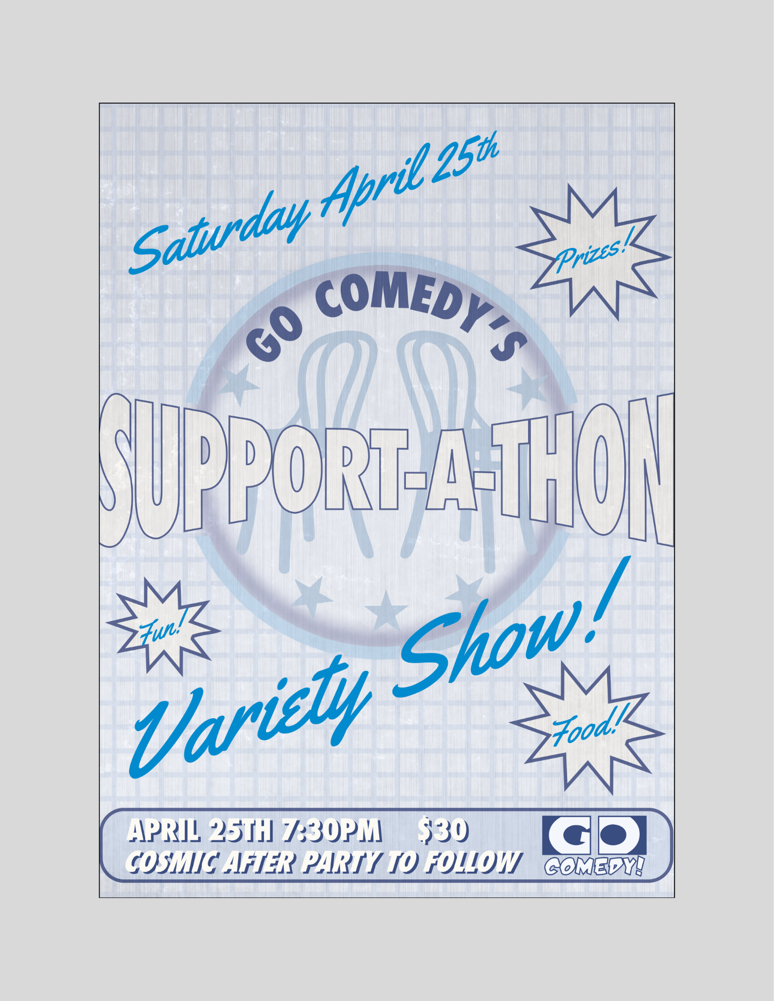Go Comedy’s Support-a-thon | First Annual Variety Show (7:30pm) 