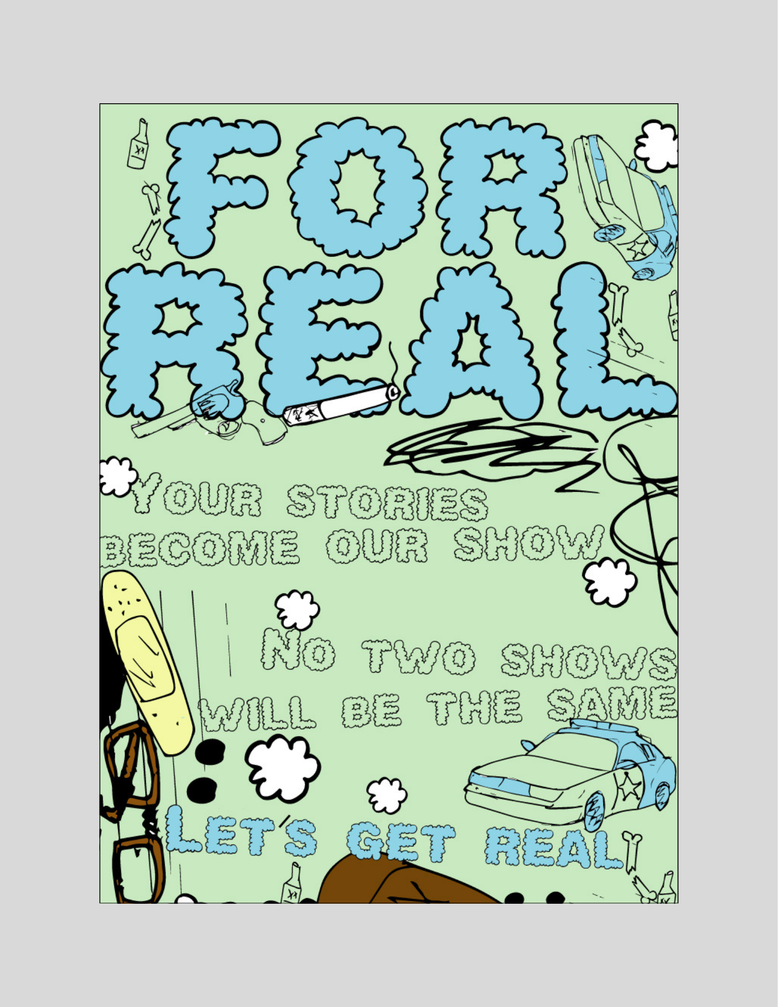 For Real | Monthly Storytelling &amp; Improv Comedy Show (7:30pm) 