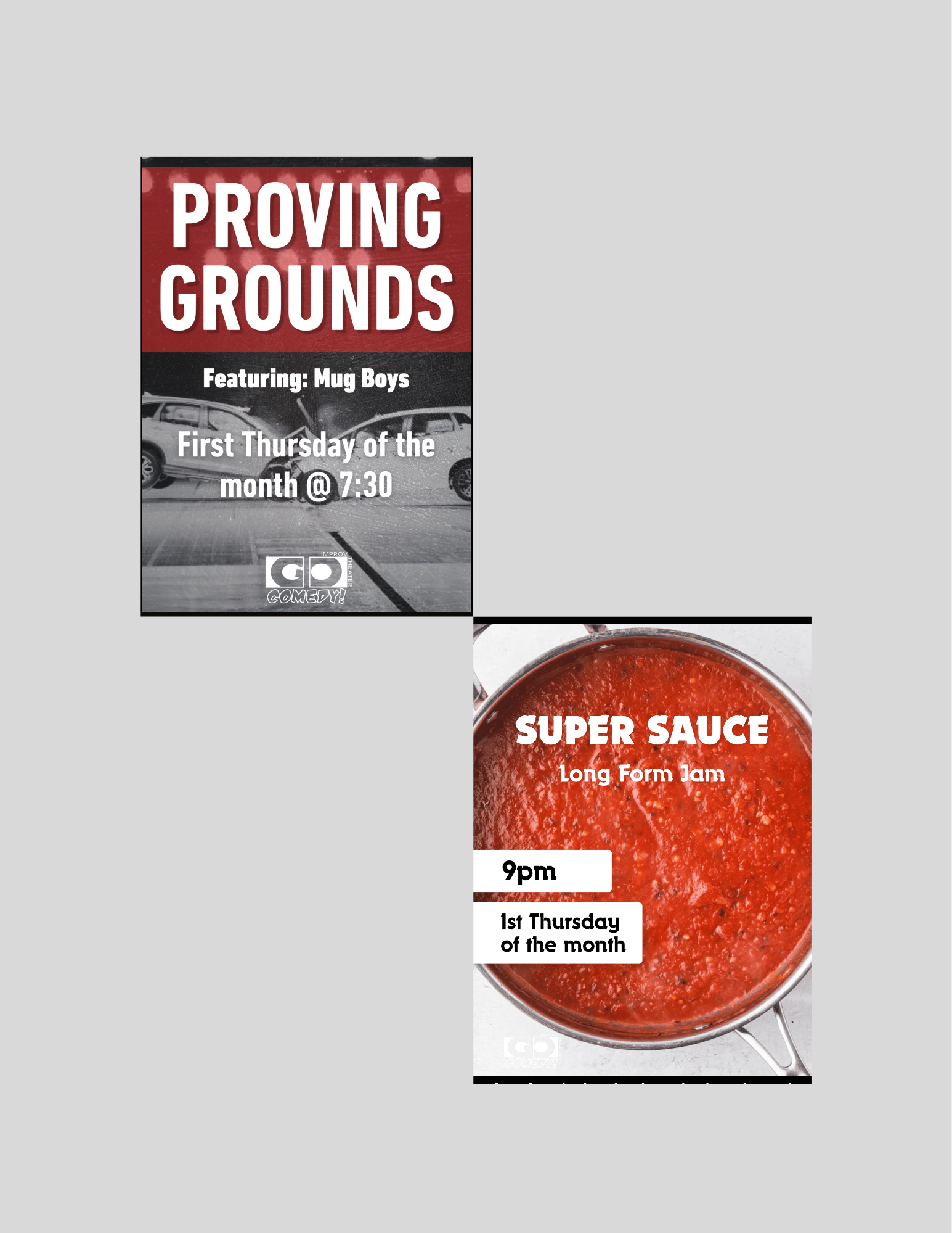 Proving Grounds | Monthly Improv Show (7:30pm) / Super Sauce | Monthly Improv Show (9:00PM) 