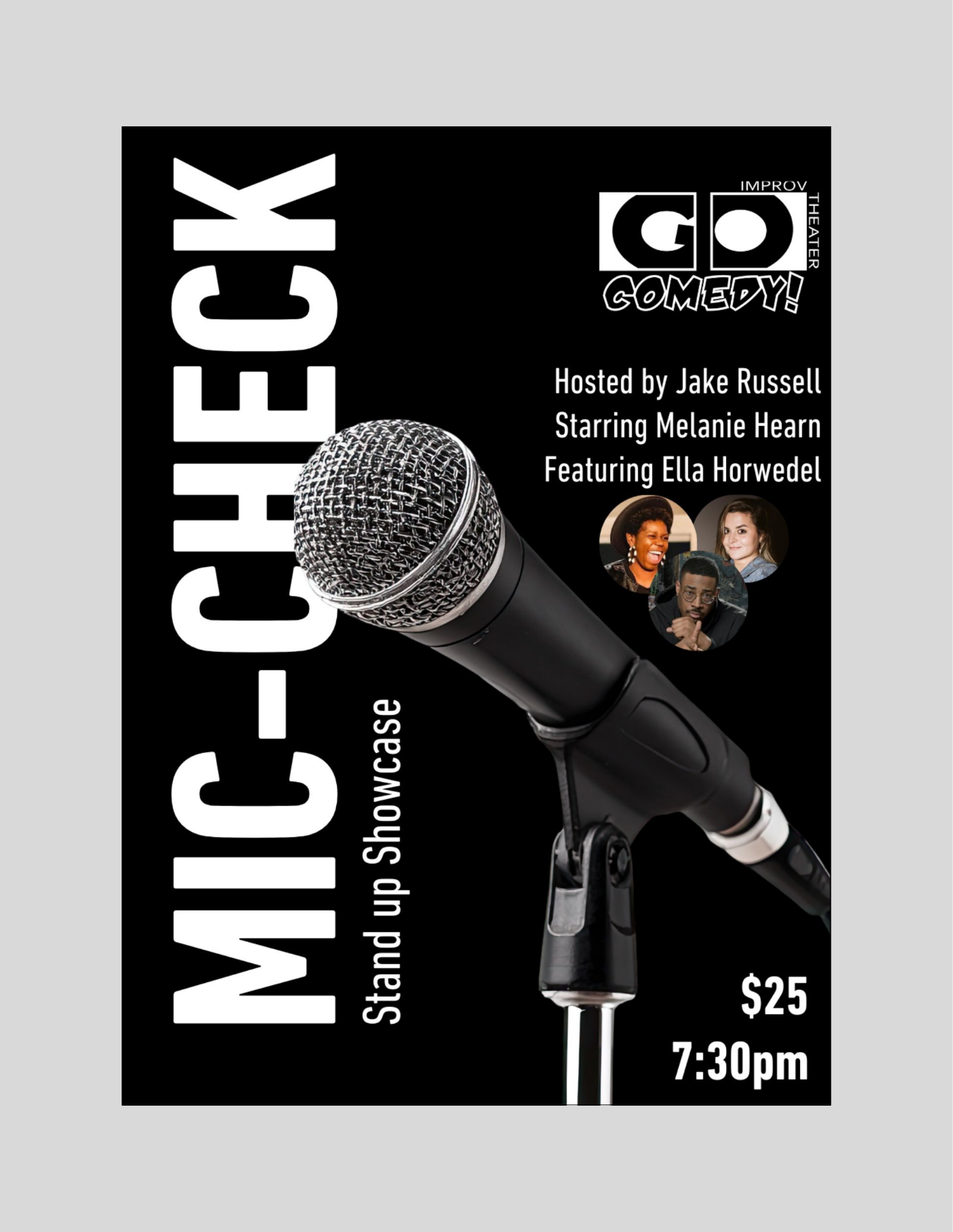 Mic Check: Stand Up Showcase | Stand Up Comedy Show (7:30pm) 