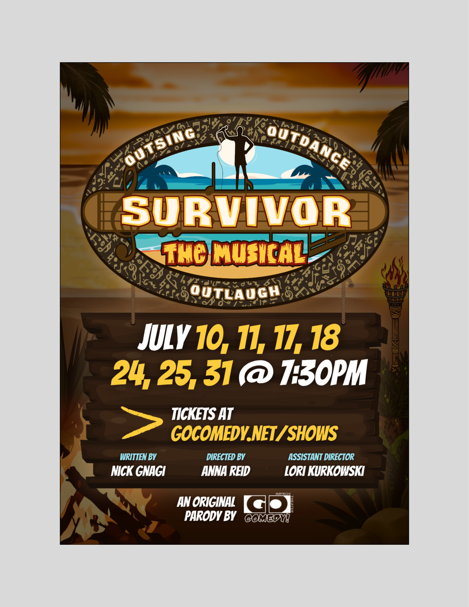 Survivor the Musical | Musical Comedy Show (7:30pm) 