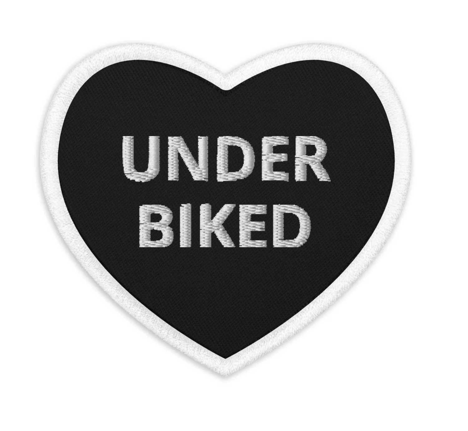 Under Biked Heart Patch — Dklein