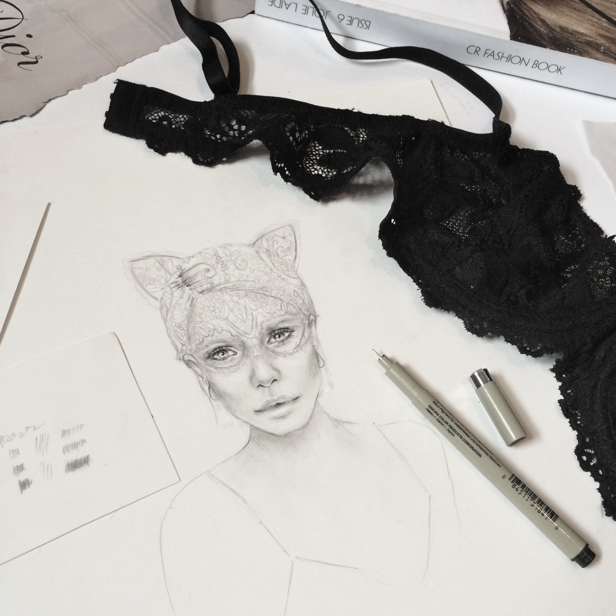 WIP > Lace Ears