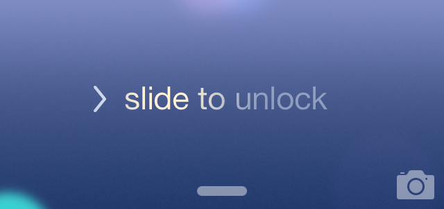 This was semi-corrected by turning the arrow into a line, which then turned into a chevron when pulled on, but the slide to unlock chevron looks the same. 