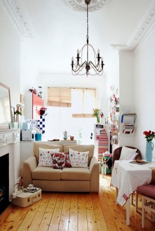 Design Sponge has inspired me that I can make any size space look amazing with the photos of this little studio! Wow.