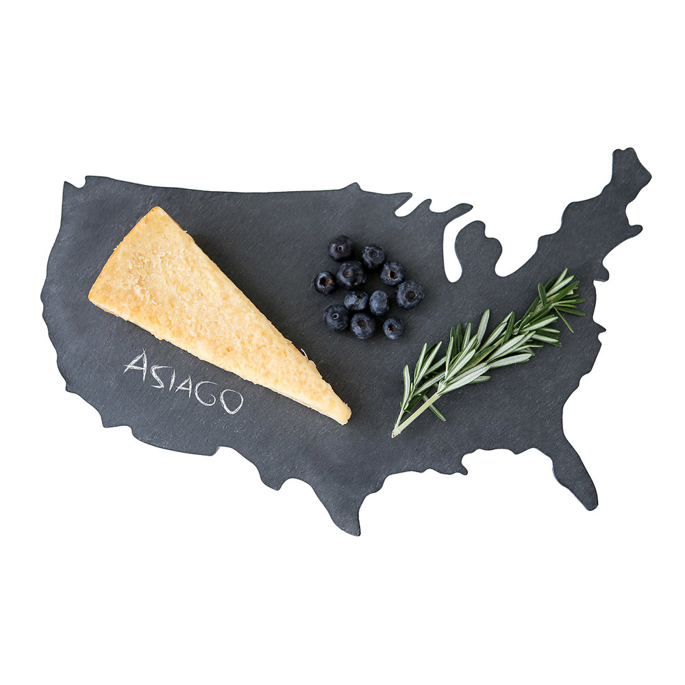  Slate Cheese boards in the shape of your state? Sign me up for a Washington and a New York! I can't wait to display these at dinner parties and use them on our tabletop to serve treats for movie nights, game days and even art projects! Find it  Here