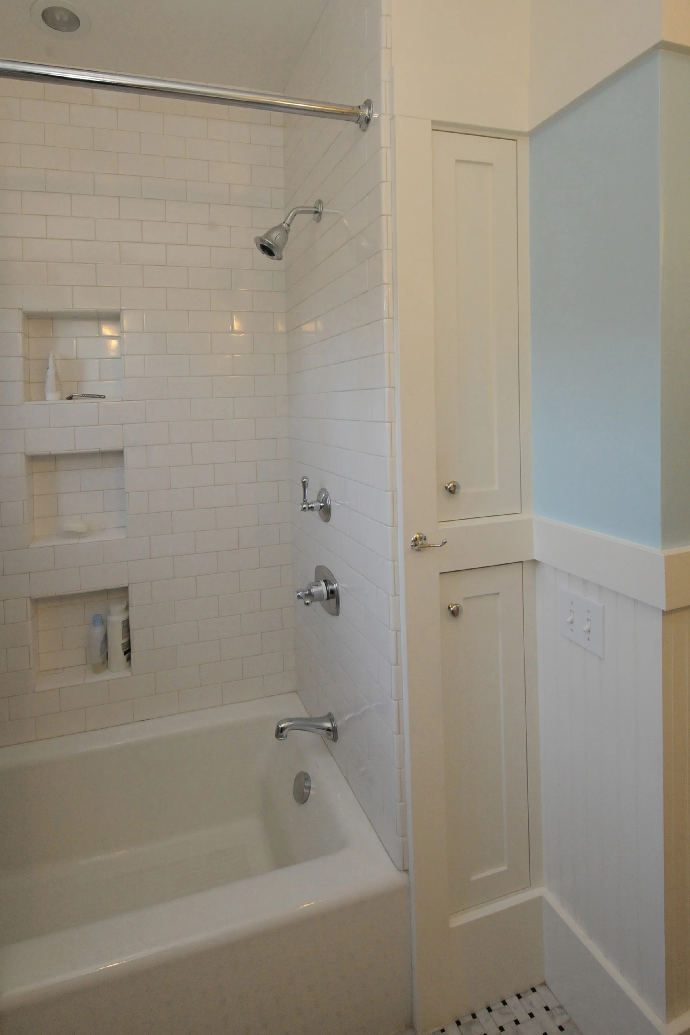 Berkeley Brown Shingle Guest Bathroom