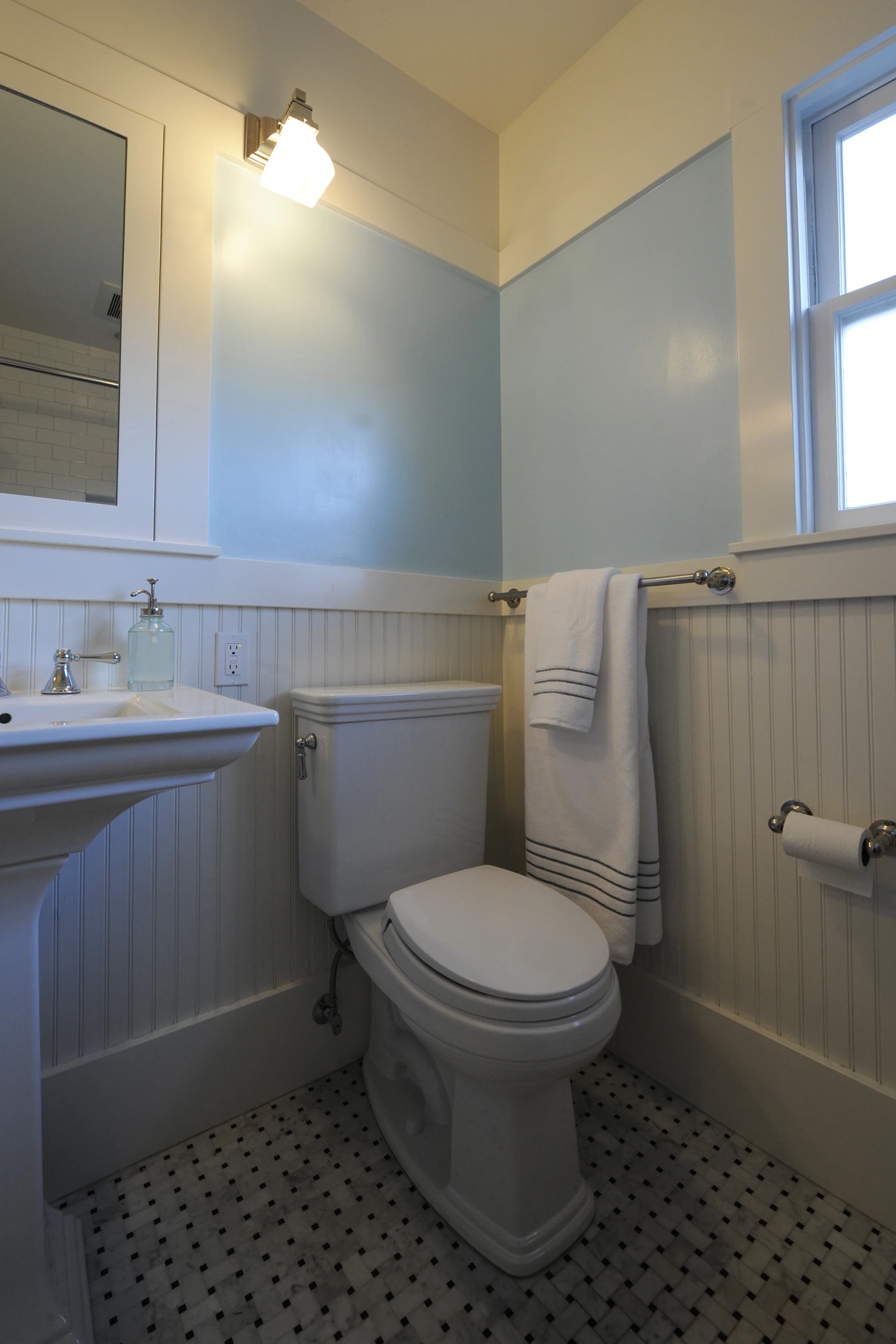 Berkeley Brown Shingle Guest Bathroom